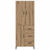 vidaXL Highboard Artisan Oak 69,5 x 34 x 180 &epsilon;&kappa;. &Epsilon;&pi;&epsilon;&xi;&epsilon;&rho;&gamma;&alpha;&sigma;&mu;έ&nu;&omicron; &xi;ύ&lambda;&omicron;
