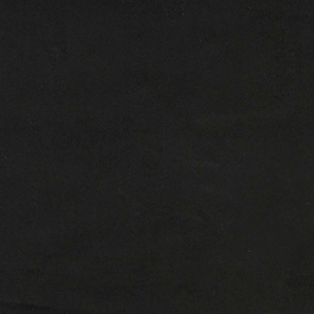 vidaXL Κρεβάτι Boxspring με Στρώμα Μαύρο 120x190 εκ. Βελούδινο