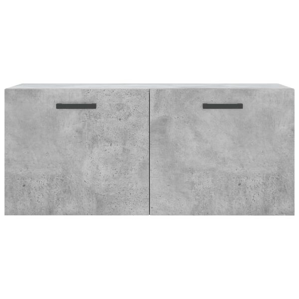vidaXL Ντουλάπι Τοίχου Γκρι Σκυρ. 80x36,5x35 εκ. Επεξεργασμένο Ξύλο