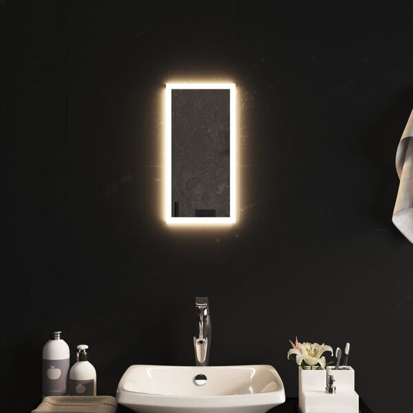vidaXL Καθρέφτης Μπάνιου με LED 20x40 εκ.
