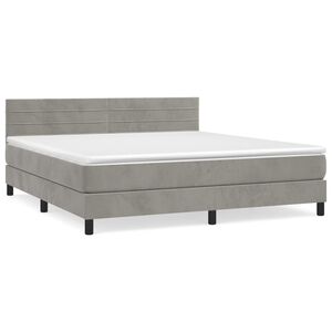 vidaXL &Kappa;&rho;&epsilon;&beta;ά&tau;&iota; Boxspring &mu;&epsilon; &Sigma;&tau;&rho;ώ&mu;&alpha; &Alpha;&nu;&omicron;&iota;&chi;&tau;ό &Gamma;&kappa;&rho;&iota; 180x200 &epsilon;&kappa;. &Beta;&epsilon;&lambda;&omicron;ύ&delta;&iota;&nu;&omicron;
