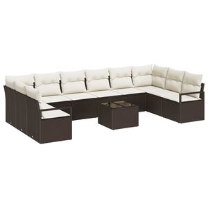 vidaXL &Sigma;&epsilon;&tau; &Kappa;&alpha;&nu;&alpha;&pi;έ &Kappa;ή&pi;&omicron;&upsilon; 11 pcs &Kappa;&alpha;&phi;έ &kappa;&alpha;&iota; &Kappa;&rho;έ&mu;&alpha; &sigma;&upsilon;&nu;&theta;&epsilon;&tau;&iota;&kappa;ό &rho;&alpha;&tau;ά&nu;