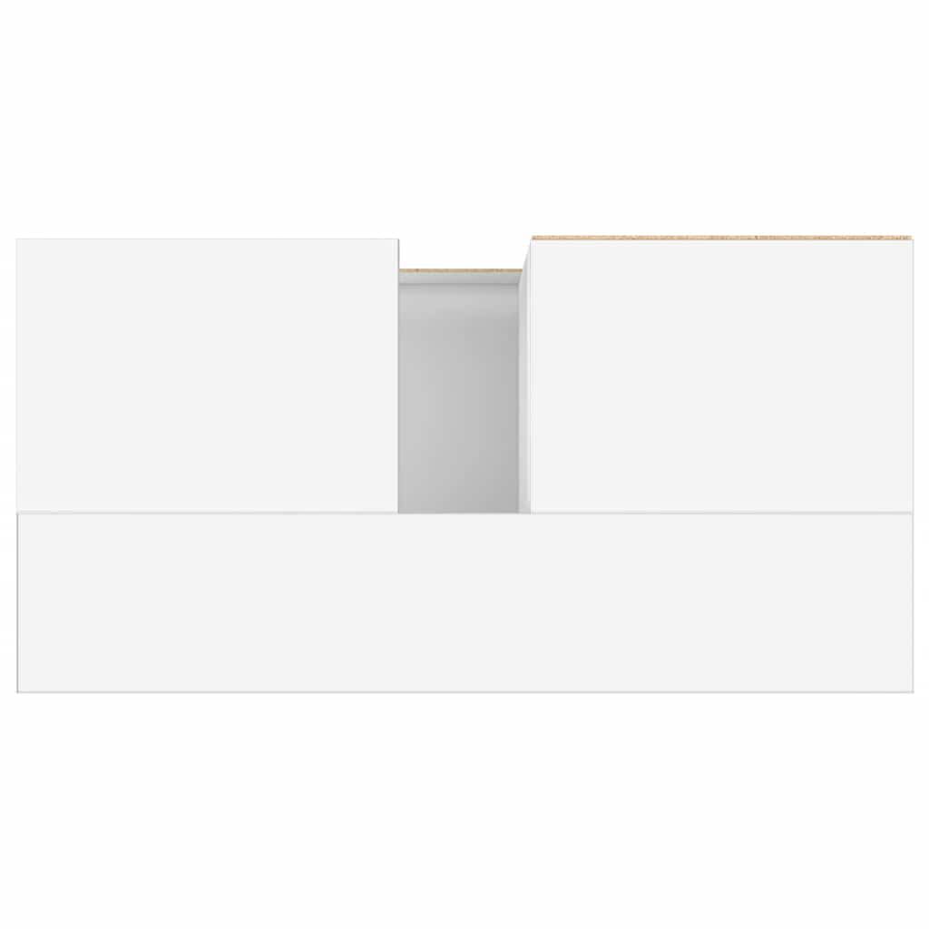 vidaXL Ντουλάπι Μπάνιου Λευκό 65 x 33 x 60 εκ. από Επεξεργασμένο Ξύλο