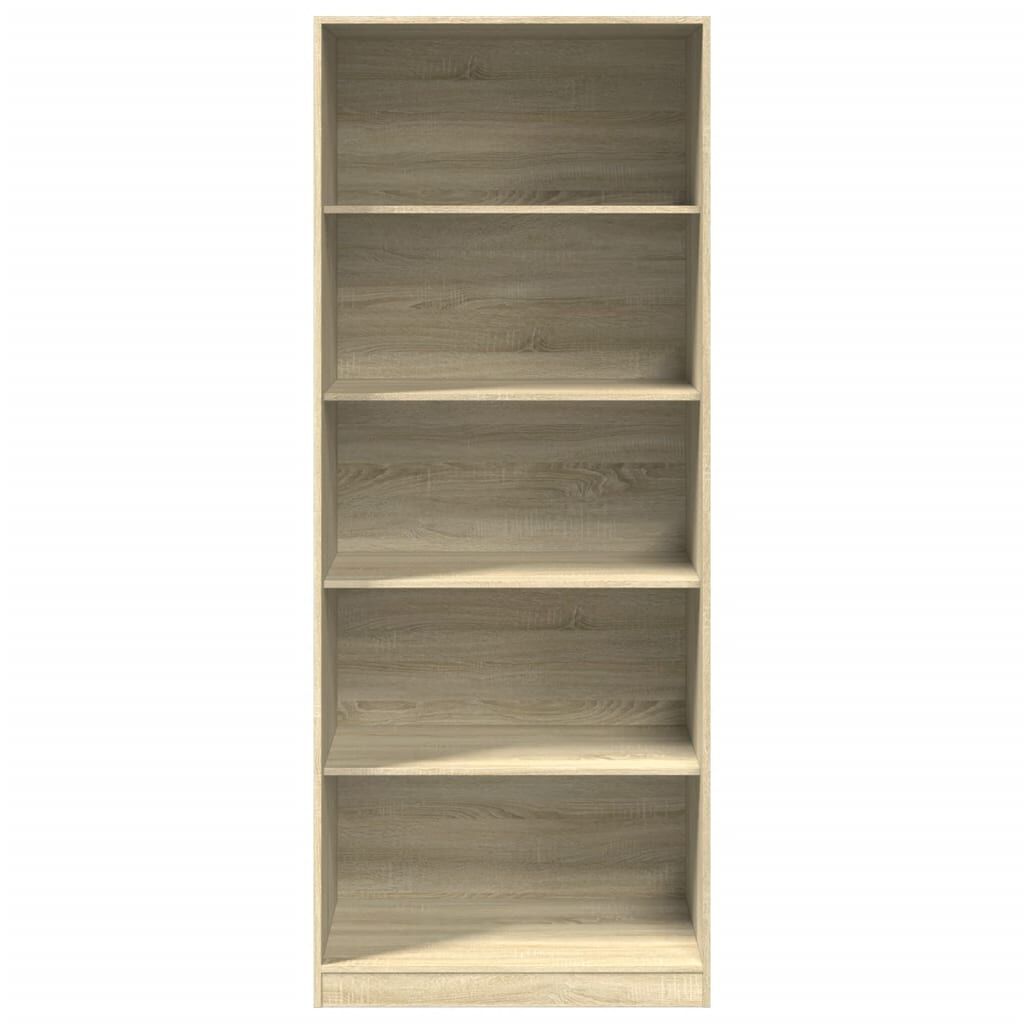 vidaXL Ντουλάπα Χρώμα Sonoma Δρυς 80x50x200 εκ. από Επεξ. Ξύλο