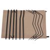 vidaXL Κρεβάτι Κάμπινγκ Χρώμα Taupe 180x60x19εκ. Ύφασμα Oxford/Ατσάλι