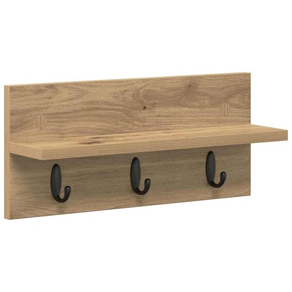 vidaXL &Tau;&omicron;ί&chi;&omicron;&upsilon; &Kappa;&rho;&epsilon;&mu;ά&sigma;&tau;&rho;&alpha; &Epsilon;&pi;&iota;&tau;&omicron;ί&chi;&iota;&omicron; Artisan Oak 40 x 10,5 x 18 &epsilon;&kappa;