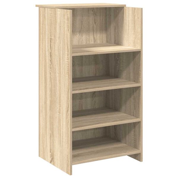 vidaXL Γραφείο υποδοχής Sonoma Δρυς 155x50x103,5εκ. Επεξεργασμένο Ξύλο