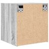 vidaXL Κομοδίνα Επιτοίχια Γκρι Sonoma 38x34x40 εκ.