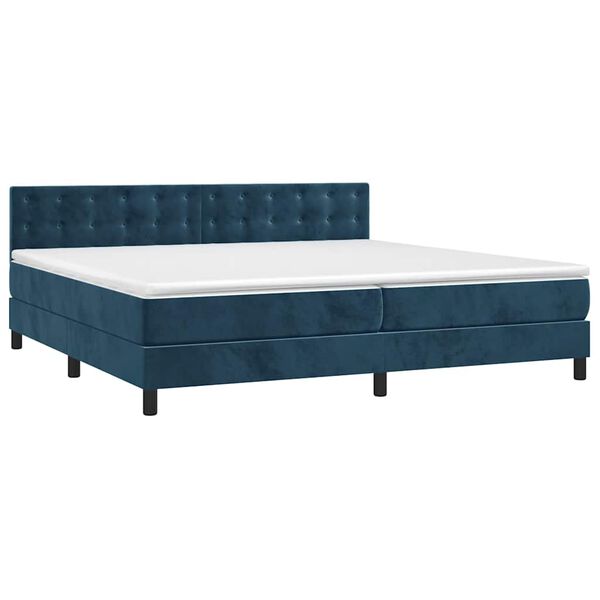 vidaXL &Kappa;&rho;&epsilon;&beta;ά&tau;&iota; Boxspring &mu;&epsilon; &Sigma;&tau;&rho;ώ&mu;&alpha; &Sigma;&kappa;&omicron;ύ&rho;&omicron; &Mu;&pi;&lambda;&epsilon; 200x200 &epsilon;&kappa;. &Beta;&epsilon;&lambda;&omicron;ύ&delta;&iota;&nu;&omicron;