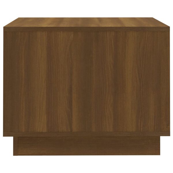 vidaXL Τραπεζάκι Σαλονιού Καφέ Δρυς 55 x 55 x 43 εκ. Μοριοσανίδα