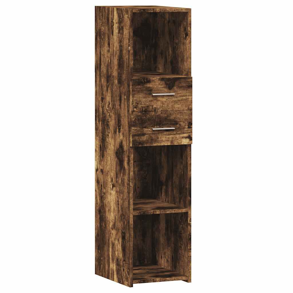 vidaXL Ντουλάπα Καπνιστή Δρυς 30x42,5x124 εκ. από Επεξεργασμένο Ξύλο