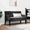 vidaXL Καναπές Chesterfield Μαύρο 112 x 65.5 x 75 εκ. Βελούδο