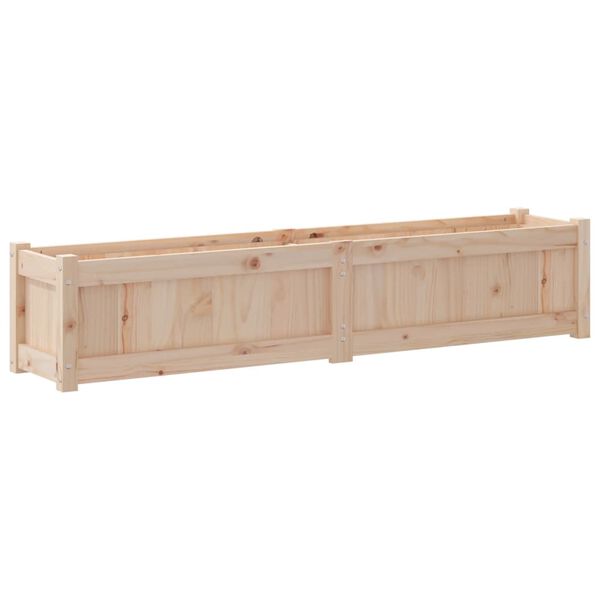 vidaXL Ζαρντινιέρα 150 x 31 x 31 εκ. από Μασίφ Ξύλο Πεύκου