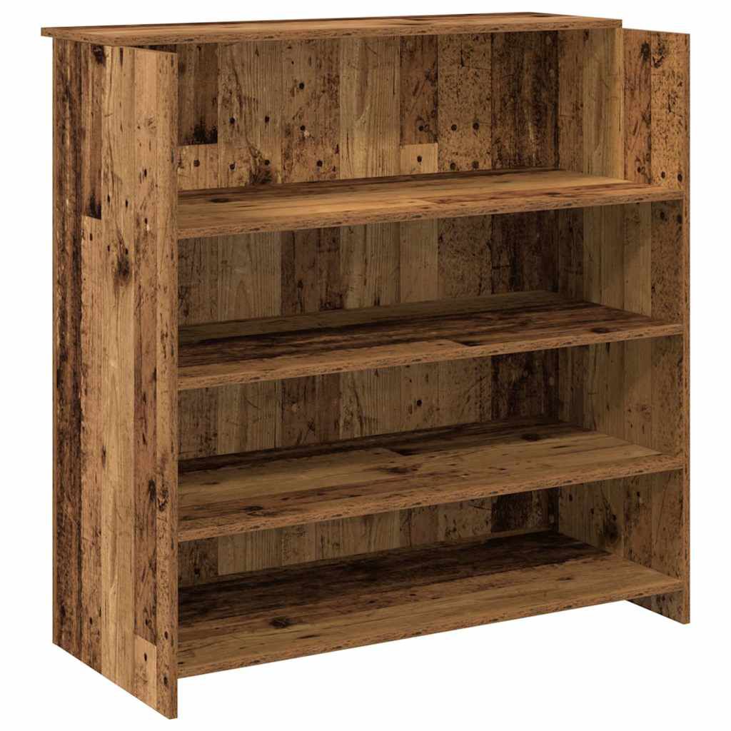 vidaXL Γραφείο υποδοχής Παλιό Ξύλο 100x50x103,5 εκ. Επεξεργασμένο Ξύλο