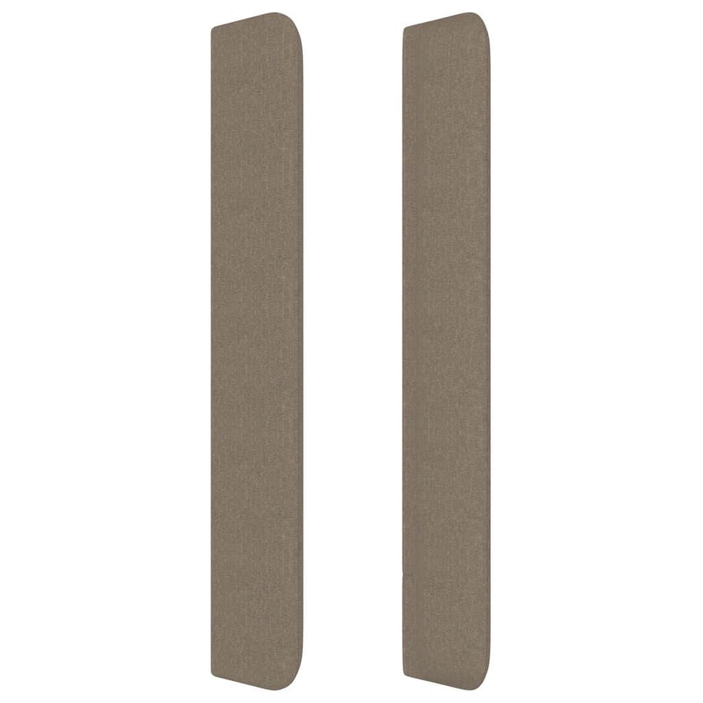 vidaXL Κεφαλάρι με Πτερύγια Taupe 83x16x118/128 εκ. Υφασμάτινο