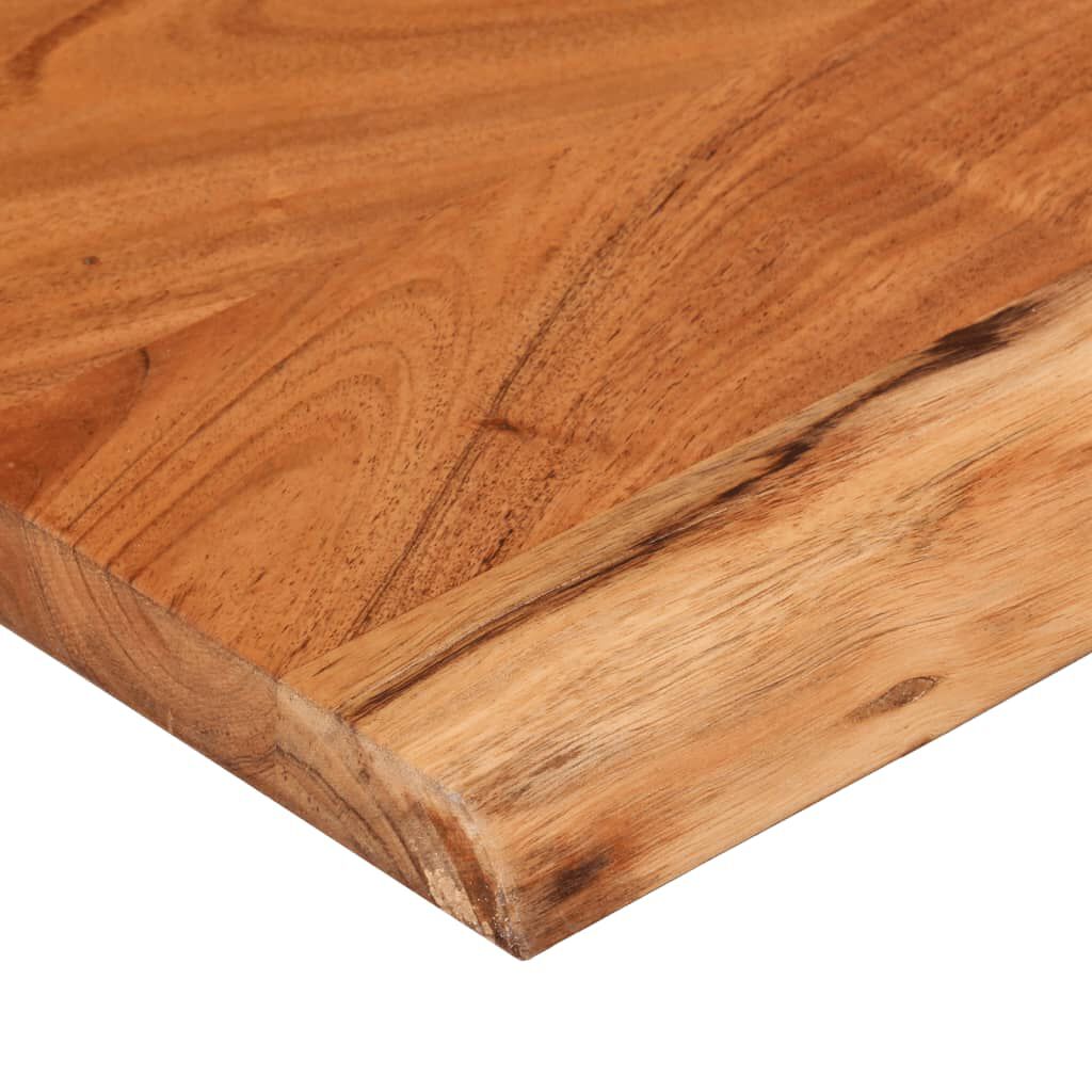 vidaXL Ράφι Επιτοίχιο Ορθ. Live Edge 60x20x2,5 εκ. Μασίφ Ξύλο Ακακίας
