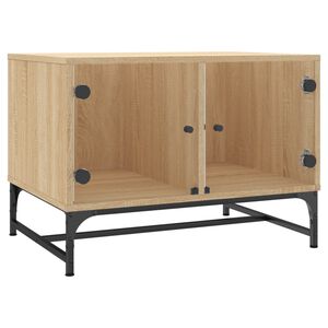 vidaXL &Tau;&rho;&alpha;&pi;&epsilon;&zeta;ά&kappa;&iota; &Sigma;&alpha;&lambda;&omicron;&nu;&iota;&omicron;ύ Sonoma &Delta;&rho;&upsilon;&sigmaf; 68,5x50x50 &epsilon;&kappa; &mu;&epsilon; &Gamma;&upsilon;ά&lambda;&iota;&nu;&epsilon;&sigmaf; &Pi;ό&rho;&tau;&epsilon;&sigmaf;