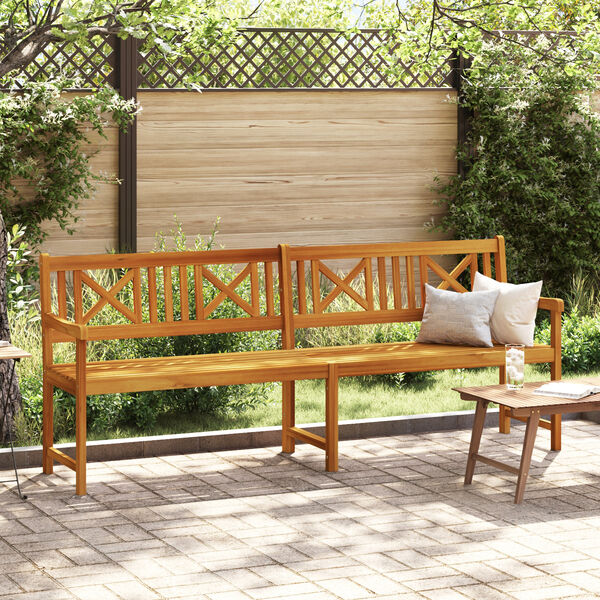 vidaXL Παγκάκι Κήπου 220x56x90 εκ. Μασίφ ξύλο ακακίας
