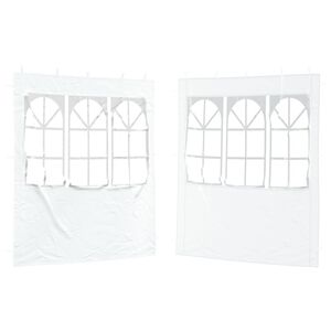 vidaXL &Pi;&lambda;&epsilon;&upsilon;&rho;&iota;&kappa;ή &Sigma;&kappa;&eta;&nu;ή&sigmaf; &Pi;ά&rho;&tau;&iota; 2 pcs 200 x 195 &epsilon;&kappa;. &Lambda;&epsilon;&upsilon;&kappa;ό