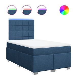 vidaXL &Kappa;&rho;&epsilon;&beta;ά&tau;&iota; Boxspring &mu;&epsilon; &Sigma;&tau;&rho;ώ&mu;&alpha; &Mu;&pi;&lambda;&epsilon; 120x190 &epsilon;&kappa;. &Upsilon;&phi;&alpha;&sigma;&mu;ά&tau;&iota;&nu;&omicron;