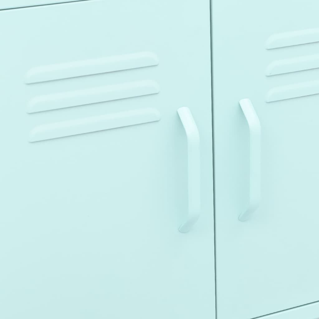 vidaXL Ντουλάπι Αποθήκευσης Χρώμα Μέντα 60 x 35 x 56 εκ. από Ατσάλι