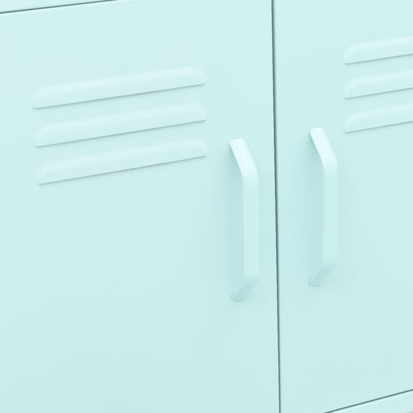 vidaXL Ντουλάπι Αποθήκευσης Χρώμα Μέντα 60 x 35 x 56 εκ. από Ατσάλι