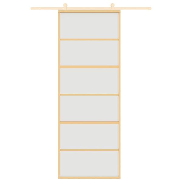 vidaXL &Sigma;&upsilon;&rho;ό&mu;&epsilon;&nu;&eta; &Pi;ό&rho;&tau;&alpha; &Chi;&rho;&upsilon;&sigma;ή 76x205 &epsilon;&kappa;. &alpha;&pi;ό &Alpha;&mu;&mu;&omicron;&beta;&omicron;&lambda;ή ESG &kappa;&alpha;&iota; &Alpha;&lambda;&omicron;&upsilon;&mu;ί&nu;&iota;&omicron;