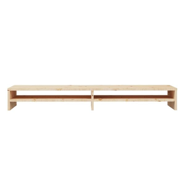 vidaXL Βάση Οθόνης 100 x 24 x 13 εκ. από Μασίφ Ξύλο Πεύκου