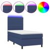 vidaXL &Kappa;&rho;&epsilon;&beta;ά&tau;&iota; Boxspring &mu;&epsilon; &Sigma;&tau;&rho;ώ&mu;&alpha; & LED &Mu;&pi;&lambda;&epsilon; 80x200 &epsilon;&kappa;. &Upsilon;&phi;&alpha;&sigma;&mu;ά&tau;&iota;&nu;&omicron;