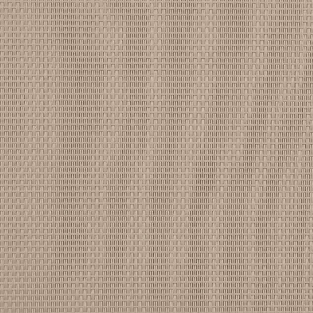 vidaXL Ξαπλώστρα Taupe από Μασίφ Ξύλο Ακακίας και Textilene