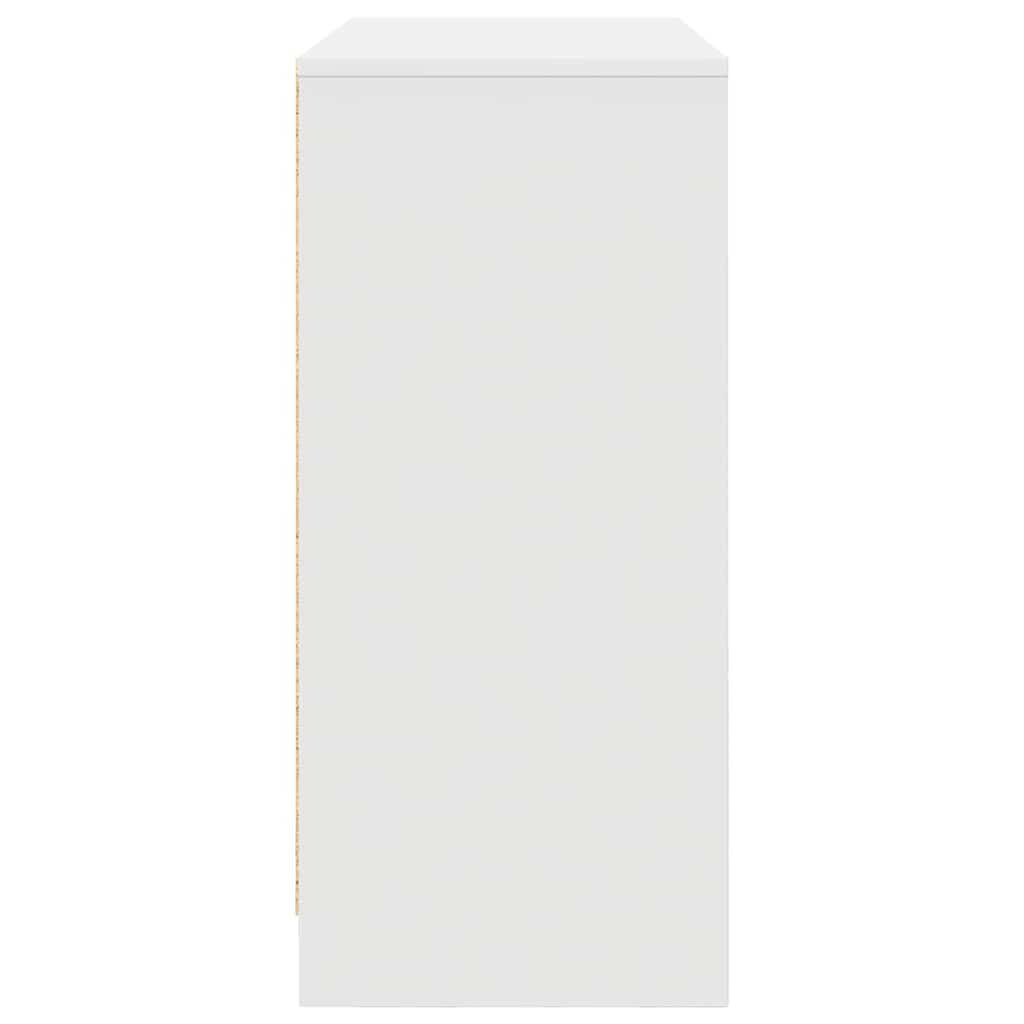 vidaXL Μπουφές Λευκός 85x34x76 εκ. από Επεξεργασμένο Ξύλο
