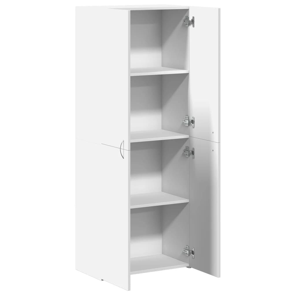 vidaXL Αρχειοθήκη Λευκή 60x32x153 εκ. από Επεξεργασμένο Ξύλο