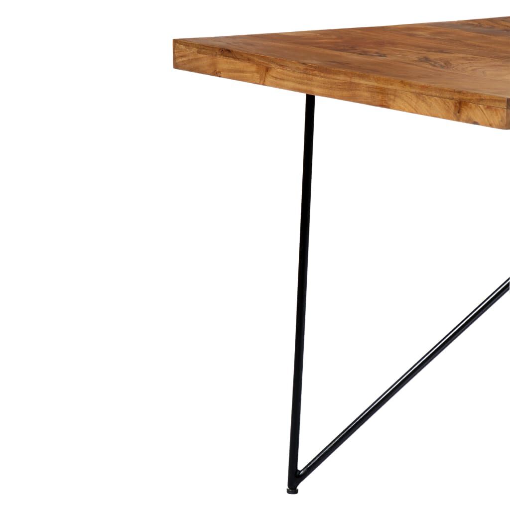 vidaXL Τραπεζαρία 180 x 90 x 76 εκ. από Μασίφ Ξύλο Ακακίας