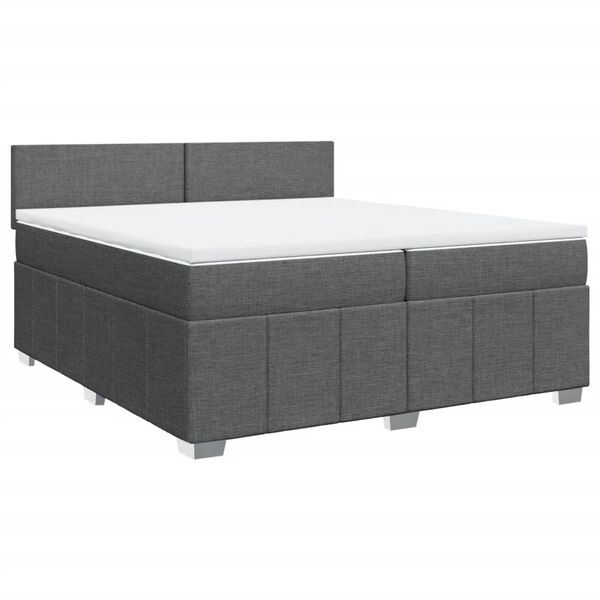 vidaXL &Kappa;&rho;&epsilon;&beta;ά&tau;&iota; Boxspring &mu;&epsilon; &Sigma;&tau;&rho;ώ&mu;&alpha; &Sigma;&kappa;&omicron;ύ&rho;&omicron; &Gamma;&kappa;&rho;&iota; 200x200 &epsilon;&kappa;. &Upsilon;&phi;&alpha;&sigma;&mu;ά&tau;&iota;&nu;&omicron;