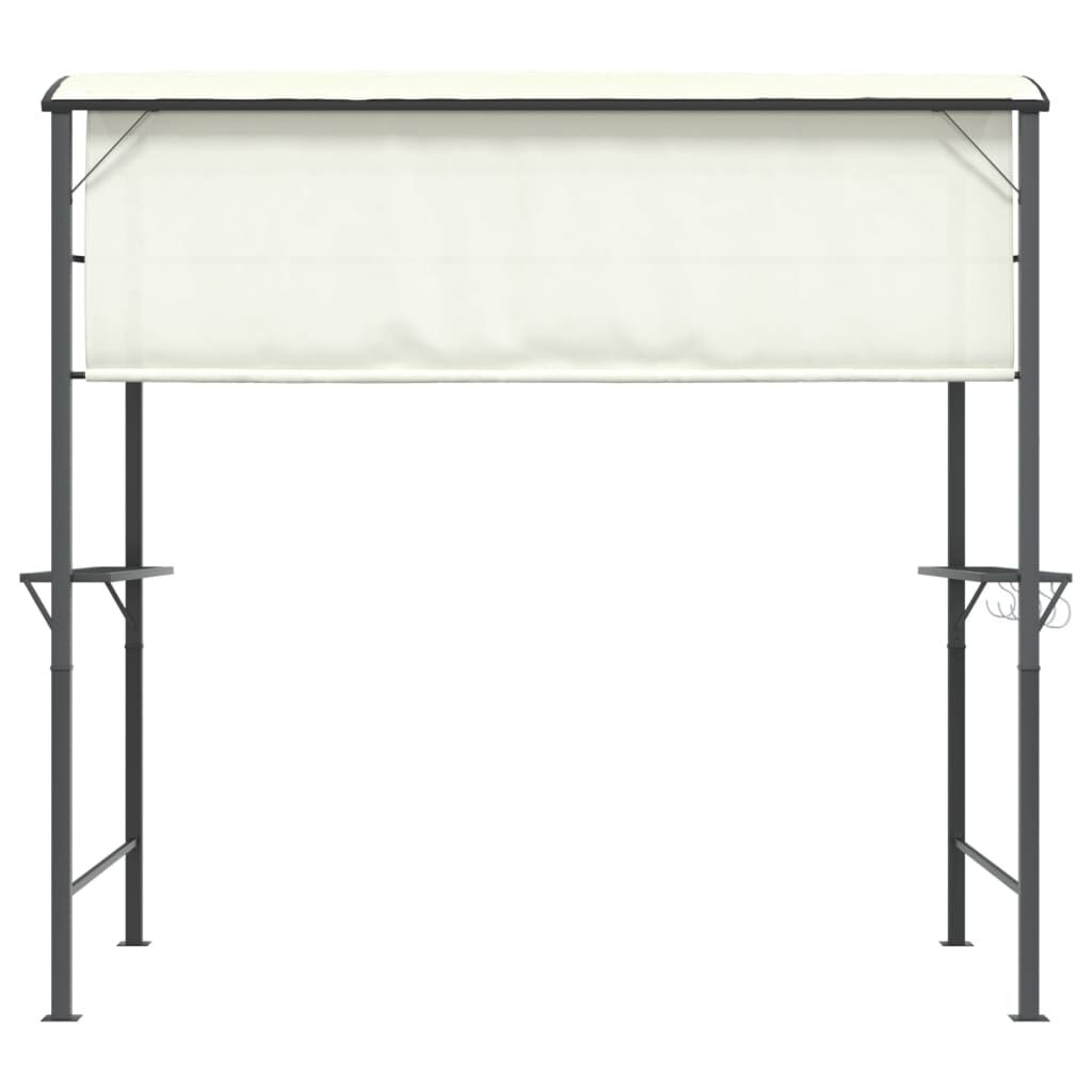 vidaXL Κιόσκι με Οροφή Κρεμ 220 x 110 x 200 εκ.
