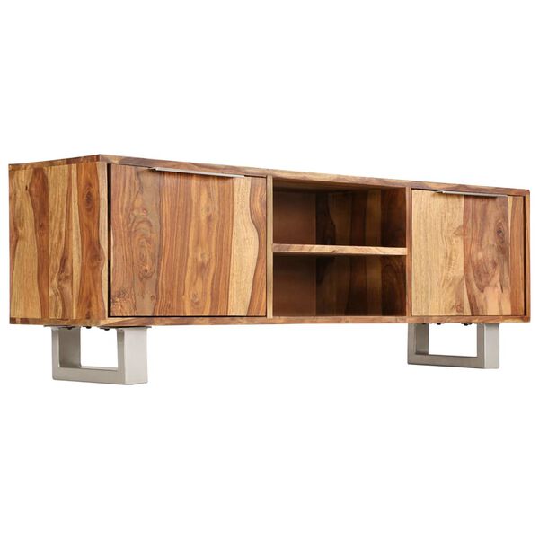 vidaXL Έπιπλο Τηλεόρασης Μελί 118 x 30 x 40 εκ. Μασίφ Ξύλο Ακακίας