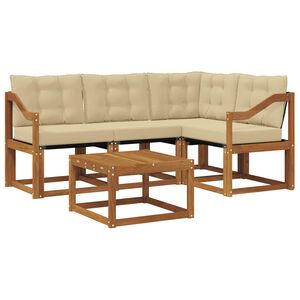 vidaXL &Sigma;&epsilon;&iota;&rho;ά &Kappa;&alpha;&nu;&alpha;&pi;έ &Epsilon;&xi;&omega;&tau;&epsilon;&rho;&iota;&kappa;&omicron;ύ &mu;&epsilon; &mu;&alpha;&xi;&iota;&lambda;ά&rho;&iota; 5 pcs &Phi;&upsilon;&sigma;&iota;&kappa;ό &kappa;&alpha;&iota; &Mu;&pi;&epsilon;&zeta;