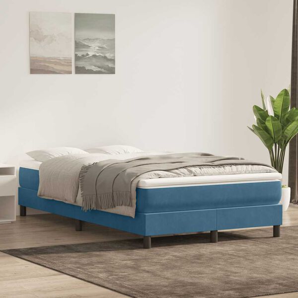 vidaXL Box Spring &Kappa;&rho;&epsilon;&beta;ά&tau;&iota; &chi;&omega;&rho;ί&sigmaf; &sigma;&tau;&rho;ώ&mu;&alpha; &Sigma;&kappa;&omicron;ύ&rho;&omicron; &mu;&pi;&lambda;&epsilon; &Beta;&epsilon;&lambda;&omicron;ύ&delta;&iota;&nu;&omicron;