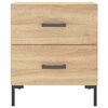 vidaXL Κομοδίνο Sonoma Δρυς 40 x 35 x 47,5 εκ. από Επεξεργασμένο Ξύλο