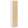 vidaXL Έπιπλα για CD 2 τεμ. Λευκά 21x16x93,5 εκ. από Μοριοσανίδα