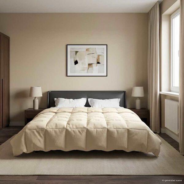 vidaXL &Kappa;&alpha;&lambda;&omicron;&kappa;&alpha;&iota;&rho;&iota;&nu;ό &Pi;&alpha;&pi;&lambda;&omega;&mu;&alpha;&tau;&omicron;&theta;ή&kappa;&eta; &Omicron;&upsilon;&alpha;&nu;&tau;&iota;&nu;&gamma;&kappa; &Kappa;&rho;&epsilon;&mu; 220 x 240 cm &Mu;&iota;&kappa;&rho;&omicron;ΐ&nu;&epsilon;&sigmaf;