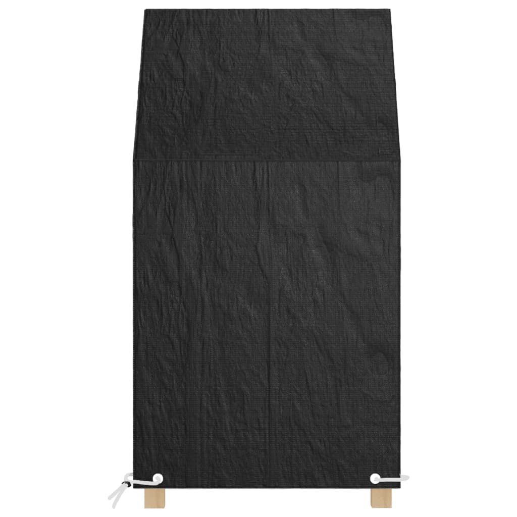 vidaXL Κάλυμμα Καρέκλας με 8 Κρίκους 65x65x80/120 εκ. Πολυαιθυλένιο