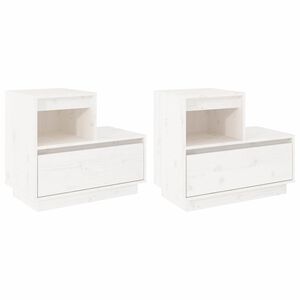 vidaXL &Kappa;&omicron;&mu;&omicron;&delta;ί&nu;&alpha; 2 &tau;&epsilon;&mu;. &Lambda;&epsilon;&upsilon;&kappa;ά 60 x 34 x 51 &epsilon;&kappa;. &alpha;&pi;ό &Mu;&alpha;&sigma;ί&phi; &Xi;ύ&lambda;&omicron; &Pi;&epsilon;ύ&kappa;&omicron;&upsilon;