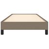 vidaXL Σκελετός Κρεβατιού Χωρίς Στρώμα Taupe 100 x 200 εκ. Υφασμάτινο