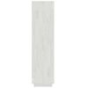 vidaXL Βιβλιοθήκη/Διαχωριστικό Χώρου Λευκό 60x35x135 εκ. Μασίφ Πεύκο