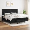 vidaXL &Kappa;&rho;&epsilon;&beta;ά&tau;&iota; Boxspring &mu;&epsilon; &Sigma;&tau;&rho;ώ&mu;&alpha; &Mu;&alpha;ύ&rho;&omicron; 200x200 &epsilon;&kappa;. &Upsilon;&phi;&alpha;&sigma;&mu;ά&tau;&iota;&nu;&omicron;