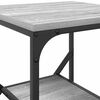vidaXL Τραπεζάκι Πλευράς Γκρι sonoma 41 x 40 x 60 εκ.