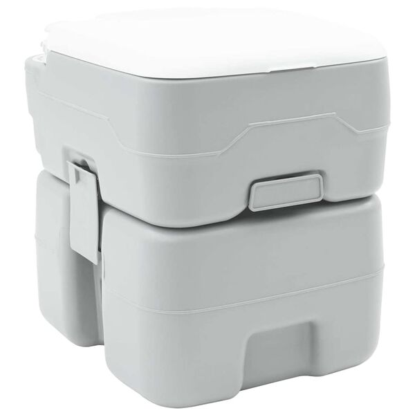 vidaXL Τουαλέτα Κάμπινγκ Γκρι 41.5 x 36.5 x 42 εκ.