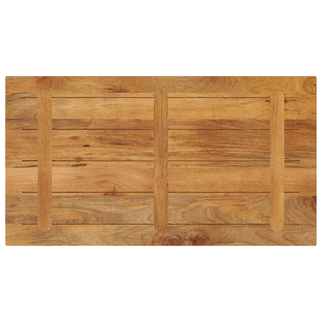 vidaXL Επιφάνεια Γραφείου Ορθογώνια 120x50x2,5 εκ. Μασίφ Ξύλο Μάνγκο