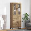 vidaXL Highboard &mu;&epsilon; &sigma;&upsilon;&rho;&tau;ά&rho;&iota; 2 pcs Artisan Oak &Epsilon;&pi;&epsilon;&xi;&epsilon;&rho;&gamma;&alpha;&sigma;&mu;έ&nu;&omicron; &xi;ύ&lambda;&omicron;